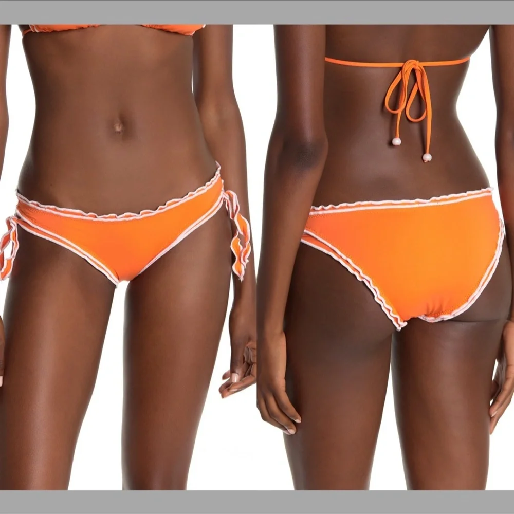 NEW Isabella Rose Hot House Bondi Ruffle Tie Side‎ Bikini Bottom [SZ Large ]